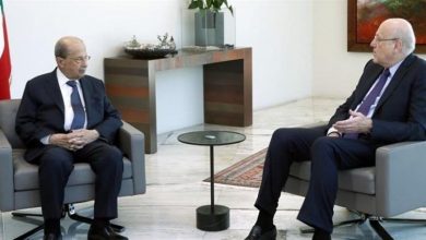 نجيب ميقاتي و ميشال عون