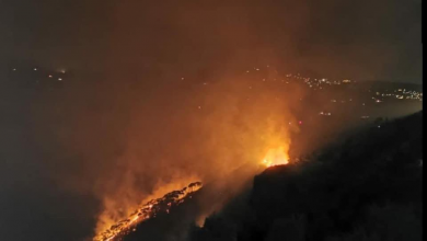 Photo of إخماد حريق في بلدة رحبة العكارية