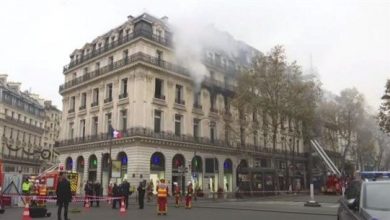 Photo of إندلاع حريق قرب ميدان الأوبرا في باريس