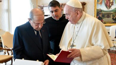 Photo of عون يشكر البابا: حقّق أمنية غالية لدى اللبنانيين