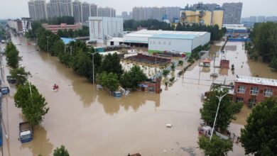 Photo of ضحايا ومفقودون بفيضانات ضربت الصين