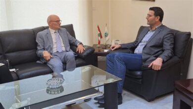 Photo of الحاج حسن التقى السفير الألماني وجرى عرض للعلاقات الثنائية بين البلدين